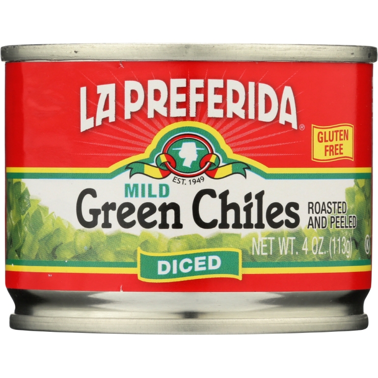 Diced Green Chiles Mild, 4 oz