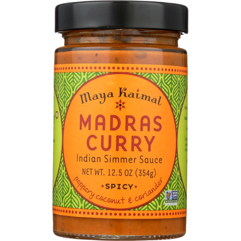 Indian Simmer Sauce Madras Curry Spicy, 12.5 oz