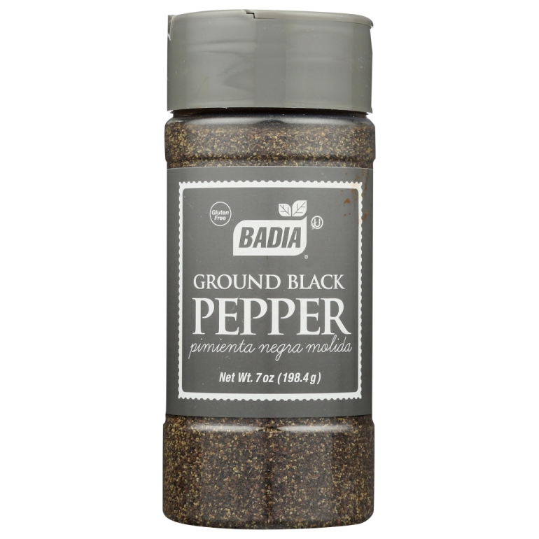 Ground Black Pepper, 7 Oz