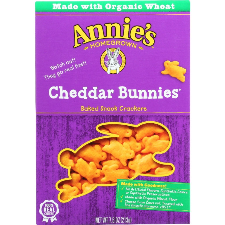 Cheddar Bunnies Baked Snack Crackers Original, 7.5 Oz