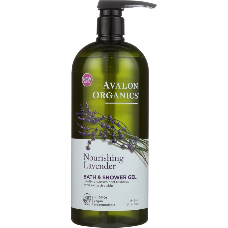 Bath & Shower Gel Lavender, 32 oz