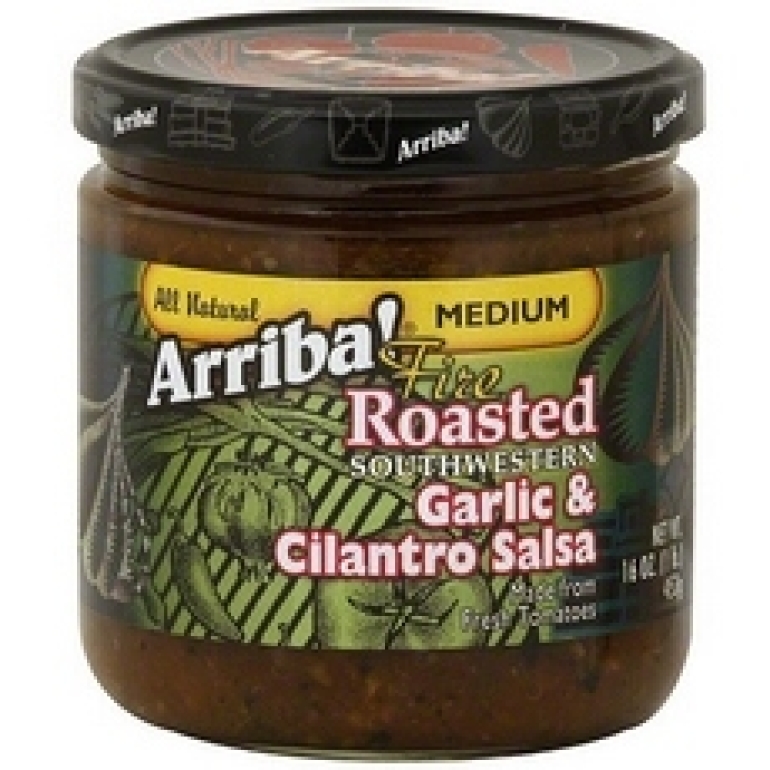 Garlic & Cilantro Medium Salsa, 16 oz