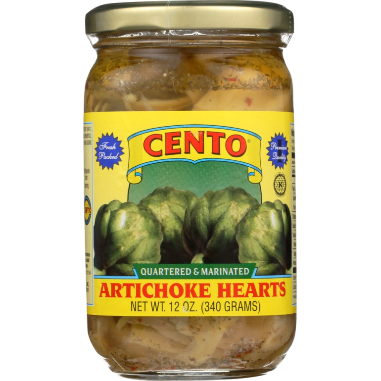 Artichoke Hearts Quartered and Marinated, 12 oz