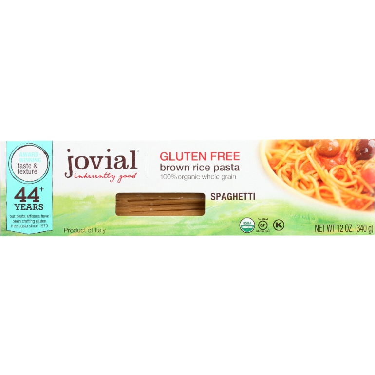 Organic Brown Rice Pasta Spaghetti Gluten Free, 12 oz