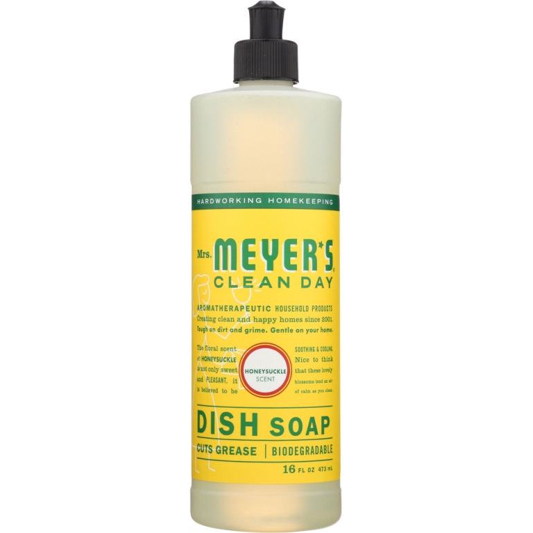 Clean Day Liquid Dish Soap Honeysuckle Scent, 16 oz