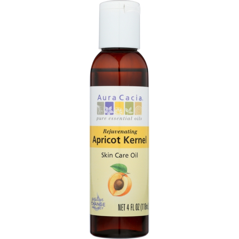 Natural Skin Care Oil Rejuvenating Apricot Kernel, 4 Oz