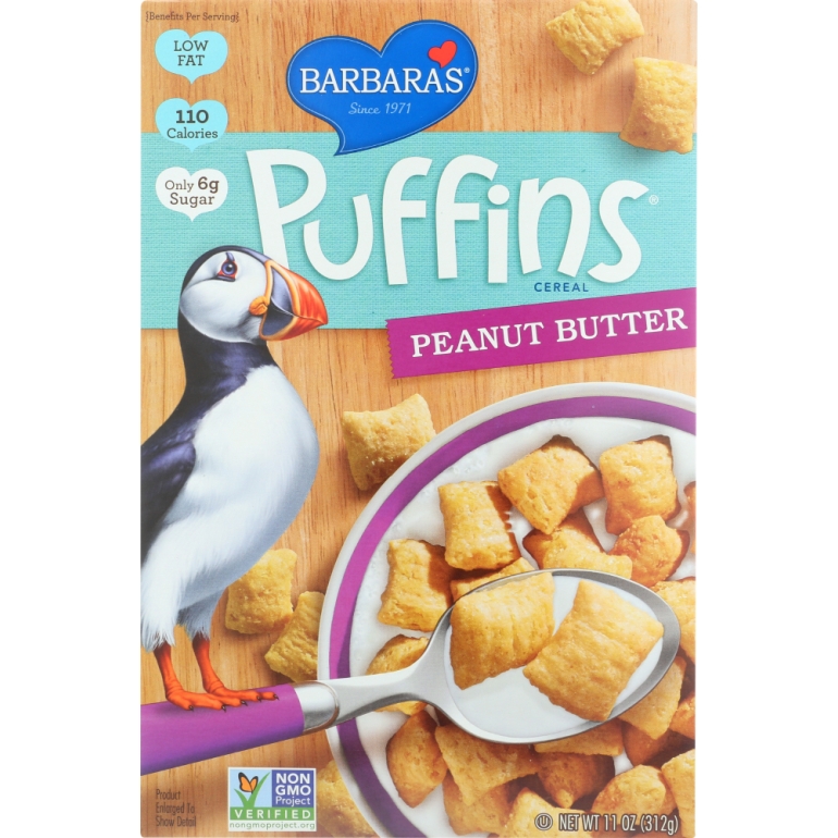Puffins Cereal Peanut Butter, 11 Oz
