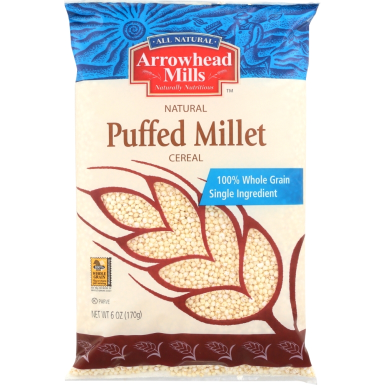 Puffed Millet Cereal, 6 oz