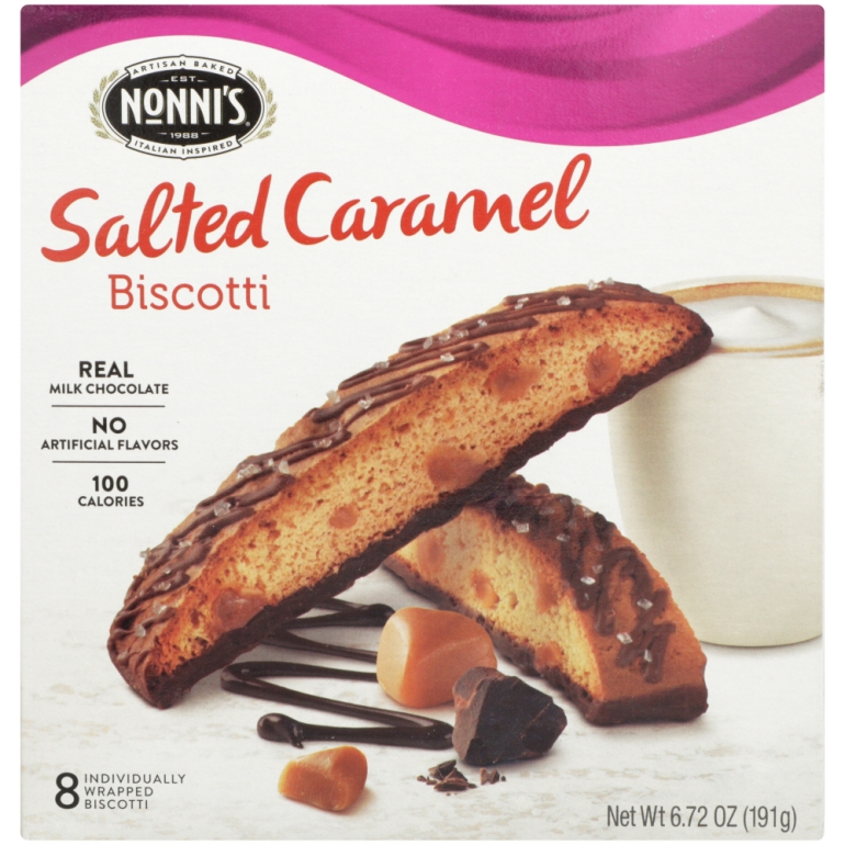 Salted Caramel Biscotti, 6.72 oz