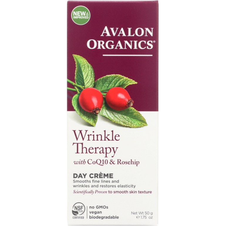 Wrinkle Therapy with CoQ10 & Rosehip Day Creme, 1.75 oz