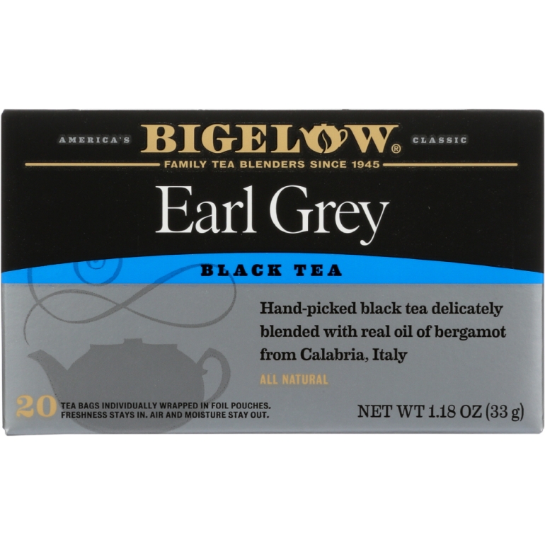 Tea Black Tea Earl Grey, 20 tea bags