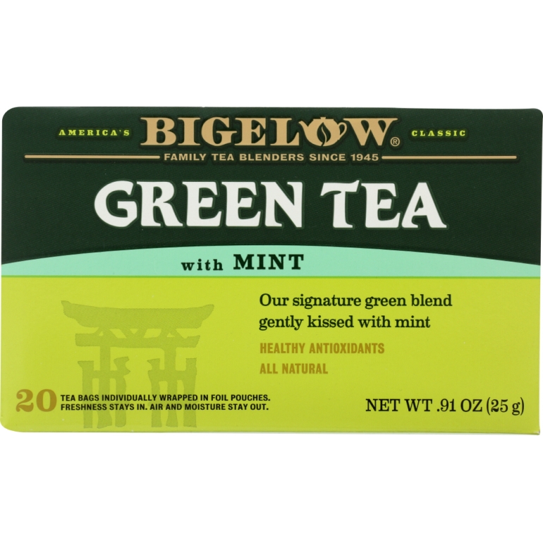 Green Tea with Mint, 20 tea bags