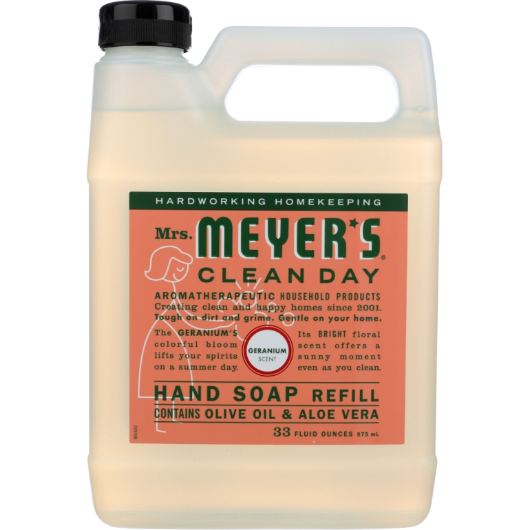 Liquid Hand Soap Refill Geranium Scent, 33 oz