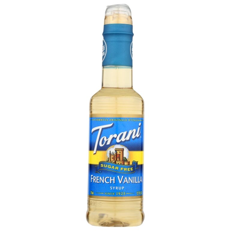 Sugar Free French Vanilla Flavoring Syrup, 12.7 Oz