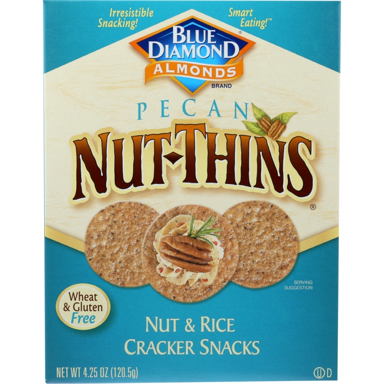 Pecan Nut-Thins Nut & Rice Cracker Snacks, 4.25 oz