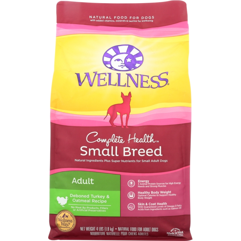 Adult Health Small Breed Formula Dry Dog Food Bag, 4 lb