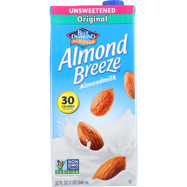 Almond Breeze Original Unsweetened Almondmilk, 32 oz