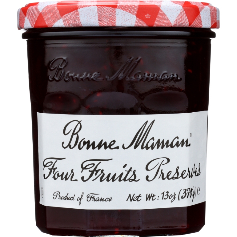 Four Fruits Preserves, 13 oz