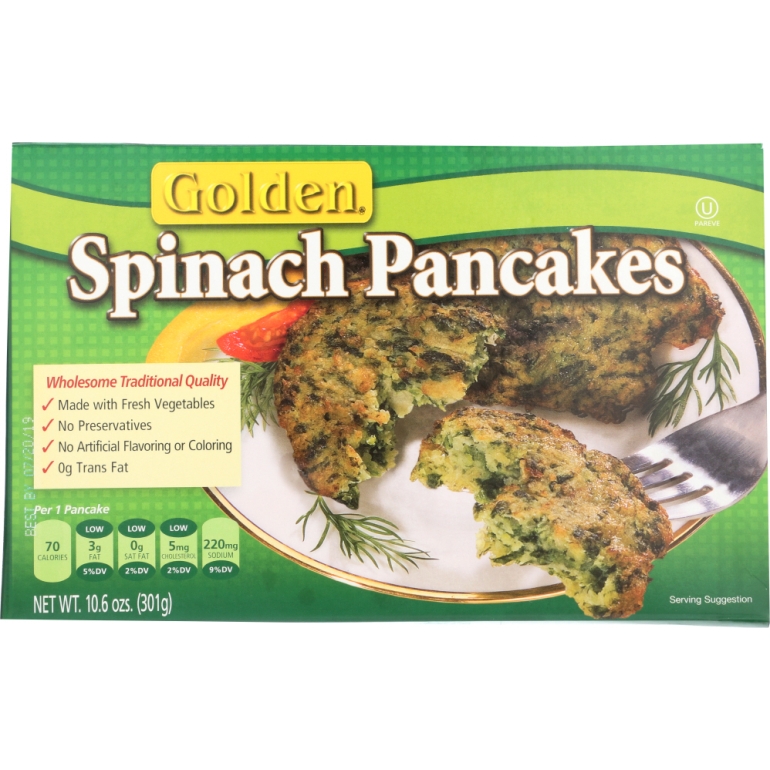 Pancake Potato Spinach 8 Count, 10.6 oz