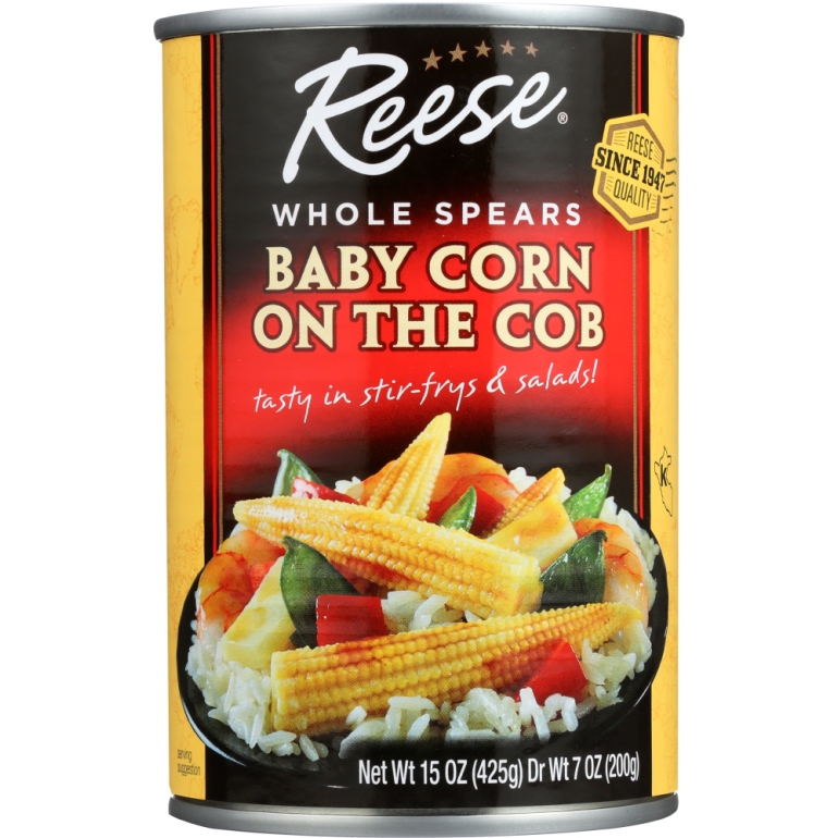 Baby Corn on the Cob Whole Spears, 15 oz