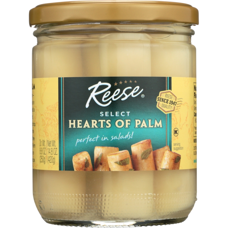 Hearts of Palm in Glass, 14.8 oz