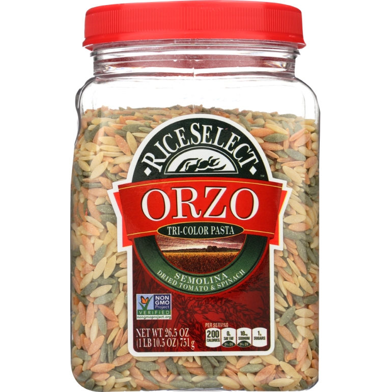 Orzo Tri-Color Pasta, 26.5 oz
