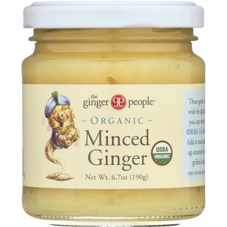Organic Minced Ginger, 6.7 Oz