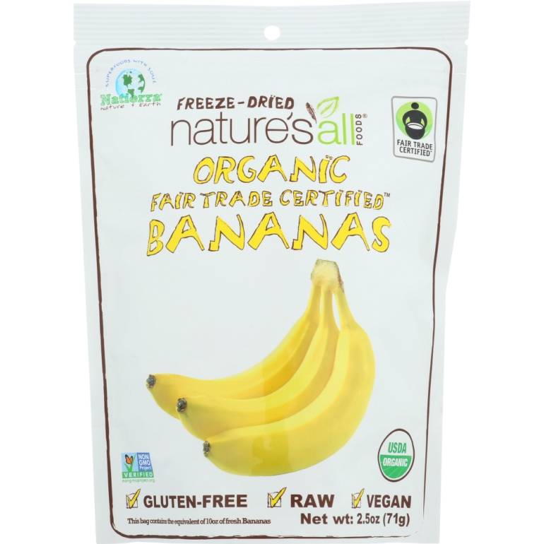 Organic Freeze Dried Banana, 2.5 oz