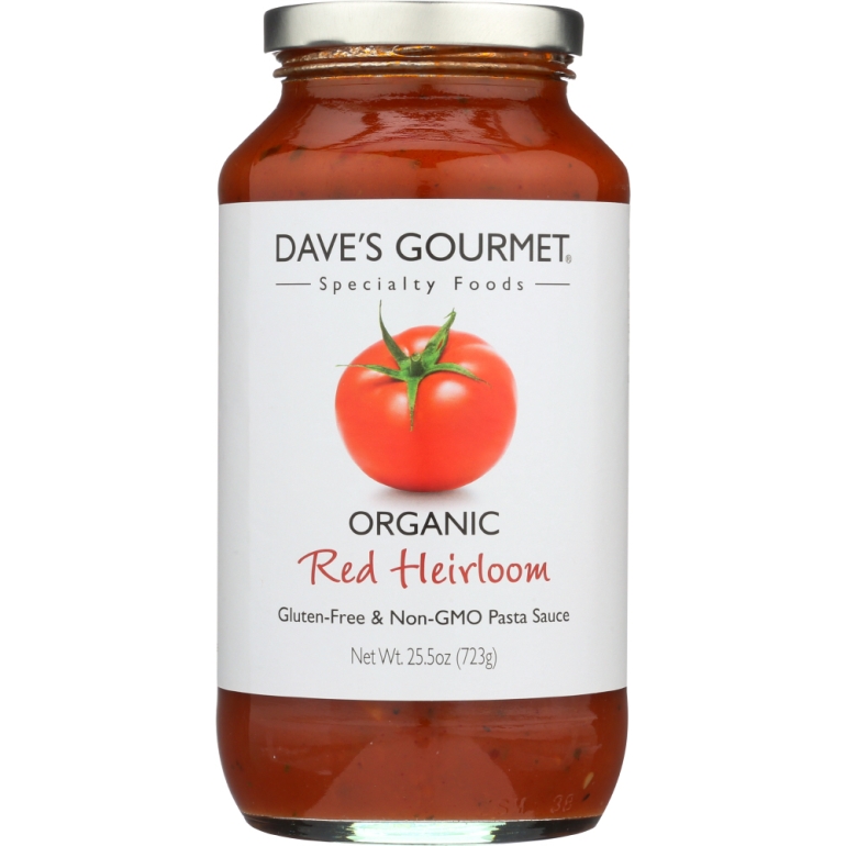 Organic Pasta Sauce Red Heirloom, 25.5 Oz