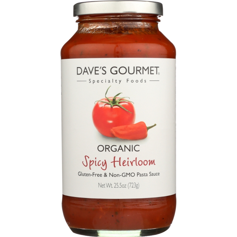 Organic Pasta Sauce Spicy Heirloom Marinara, 25.5 Oz