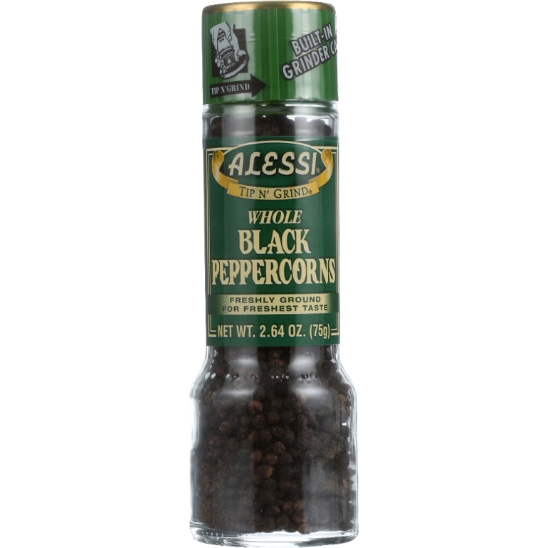 Whole Black Peppercorns, 2.64 oz