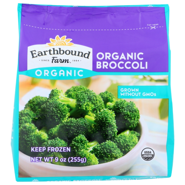 Organic Frozen Broccoli, 9 oz