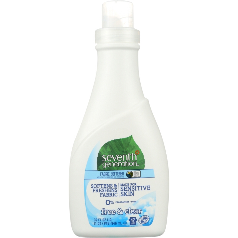 Natural Fabric Softener Free & Clear, 32 OZ