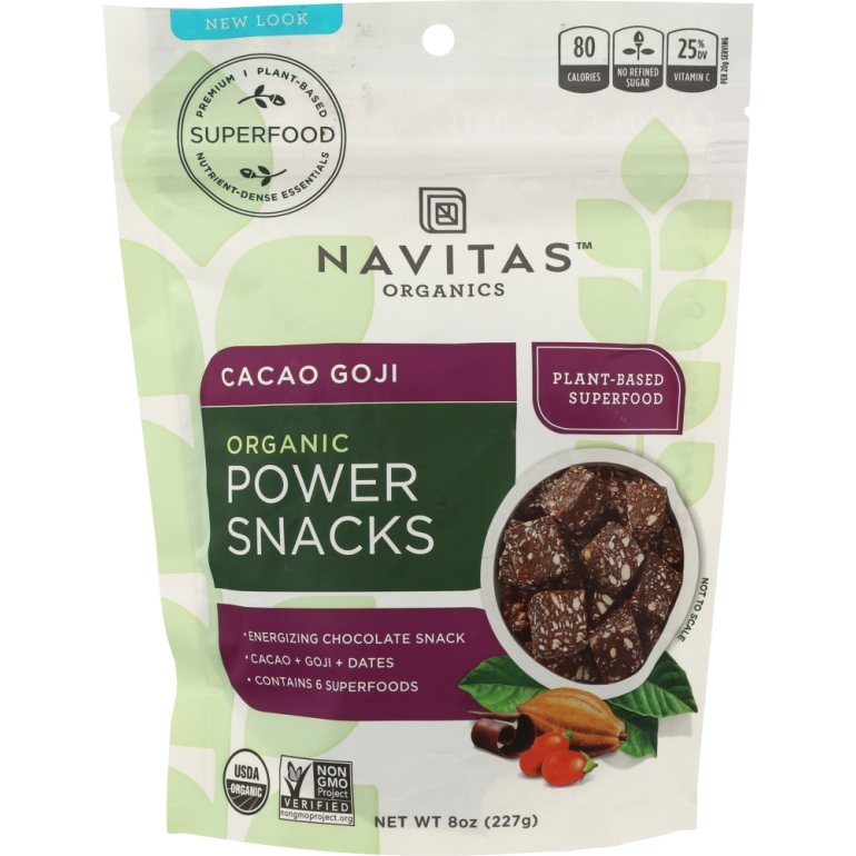 Naturals Organic Power Snack Cacao Goji, 8 oz