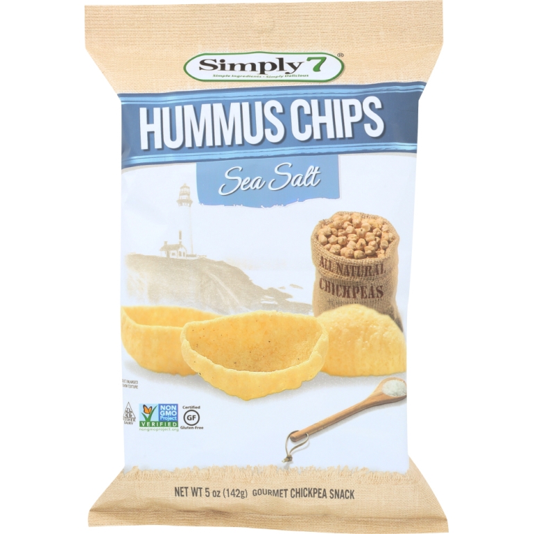Hummus Chips Sea Salt Just A Pinch, 5 oz