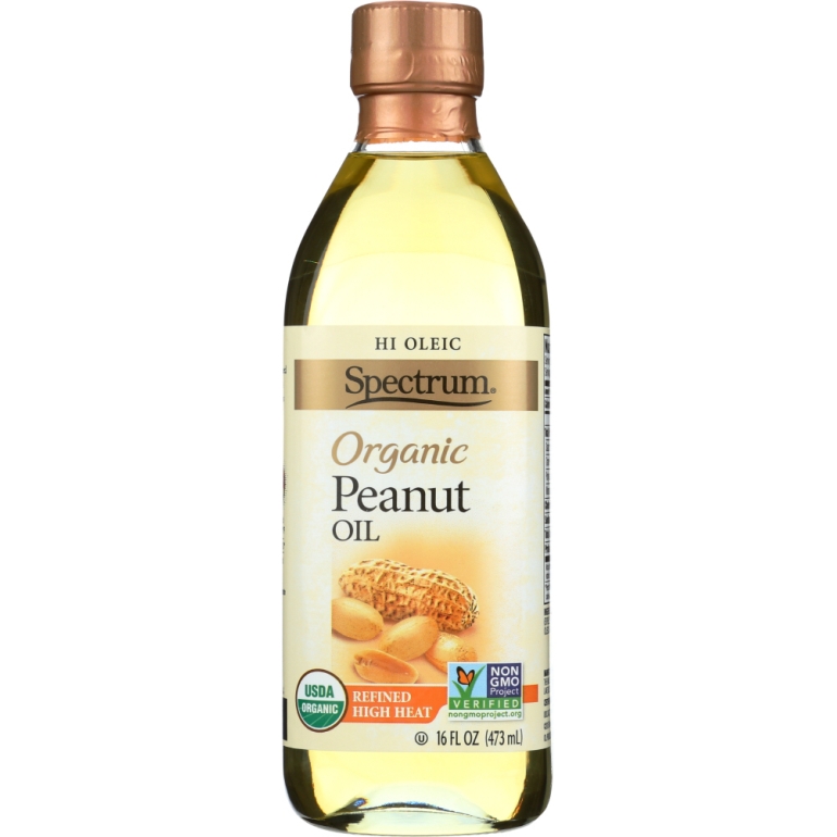 Organic Peanut Oil Refined, 16 oz