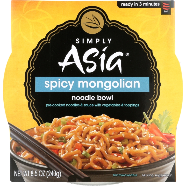 Spicy Mongolian Noodle Bowl, 8.5 oz