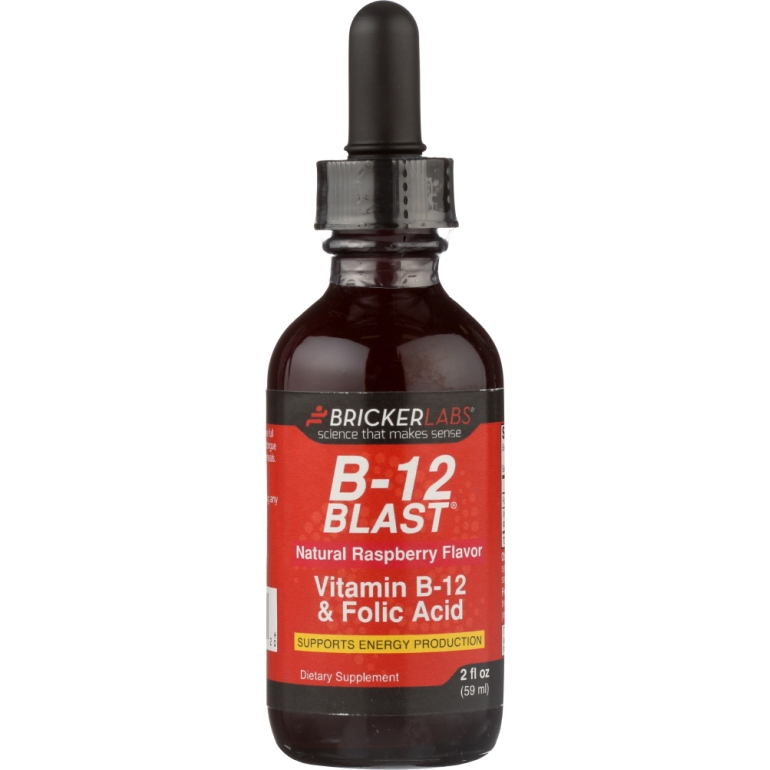 Blast B12 Vitamin B12 and Folic Acid, 2 oz