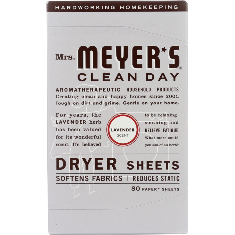 Lavender Dryer Sheets, 80 pc
