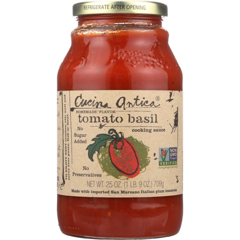 Tomato Basil Sauce, 25 oz