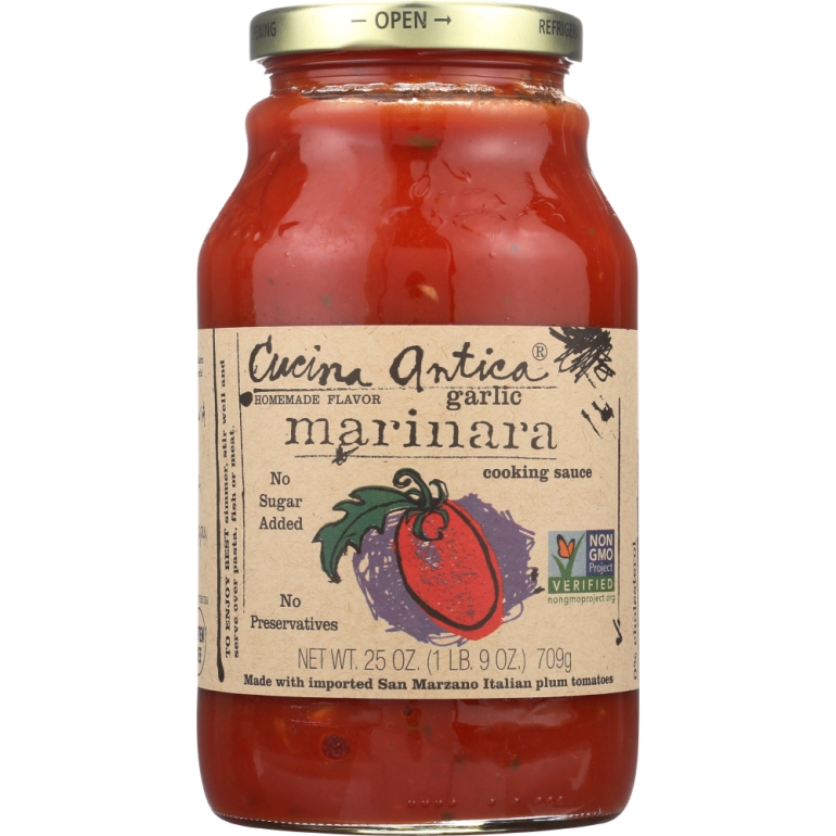 Marinara Sauce Garlic, 25 oz