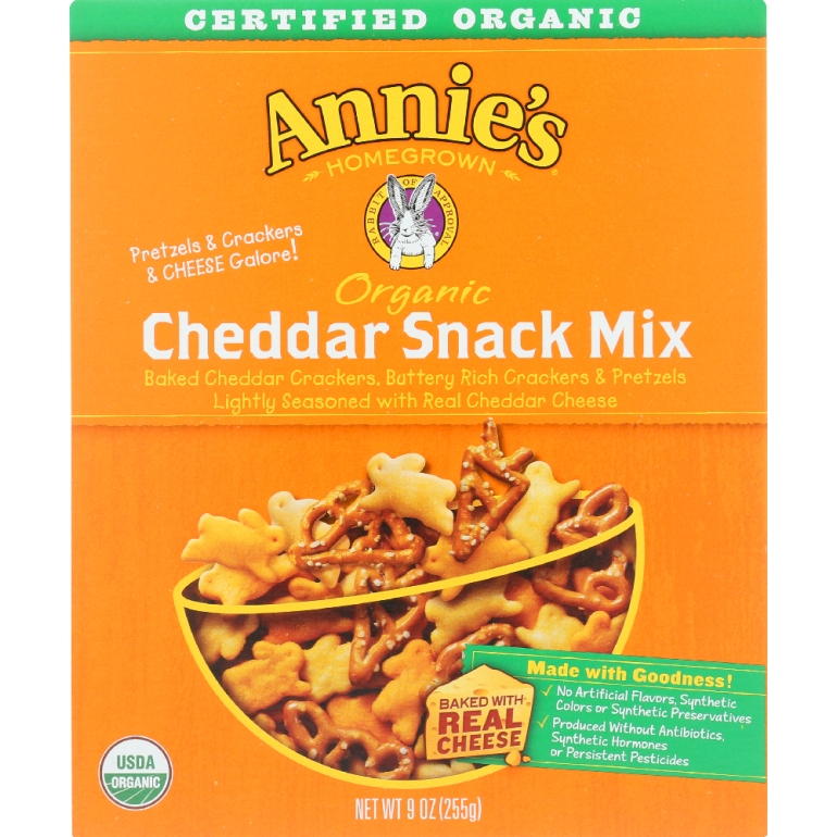 Organic Cheddar Snack Mix, 9 oz