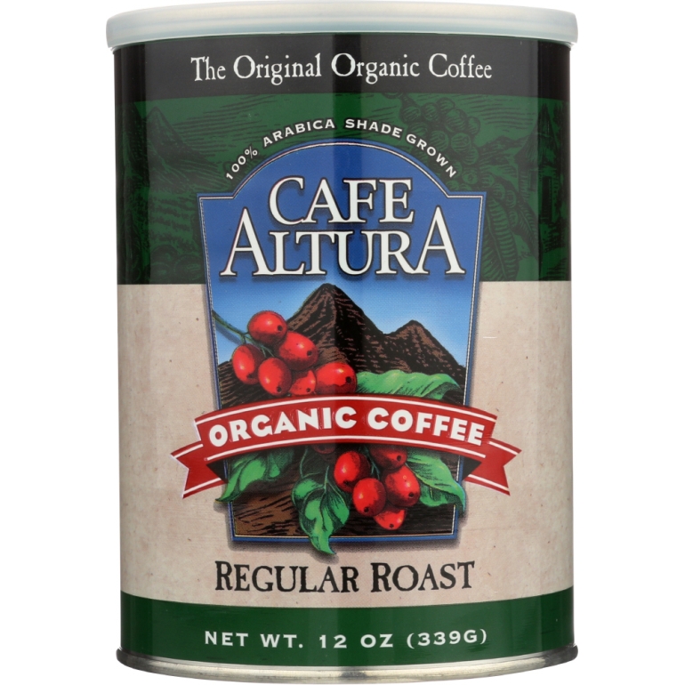 Organic Ground Coffee Regular Roast, 12 oz