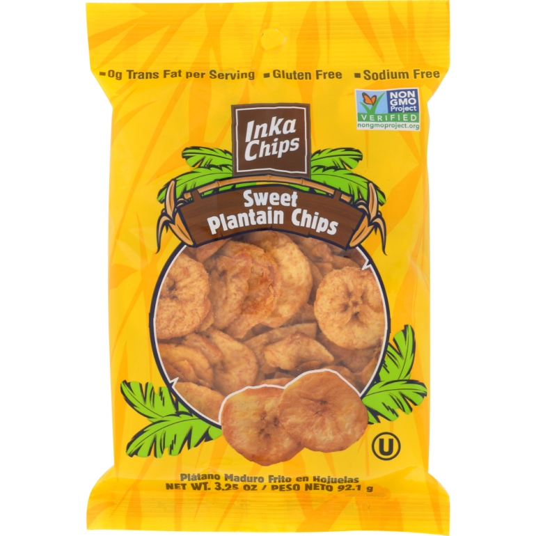 Sweet Plantain Chips, 3.25 oz