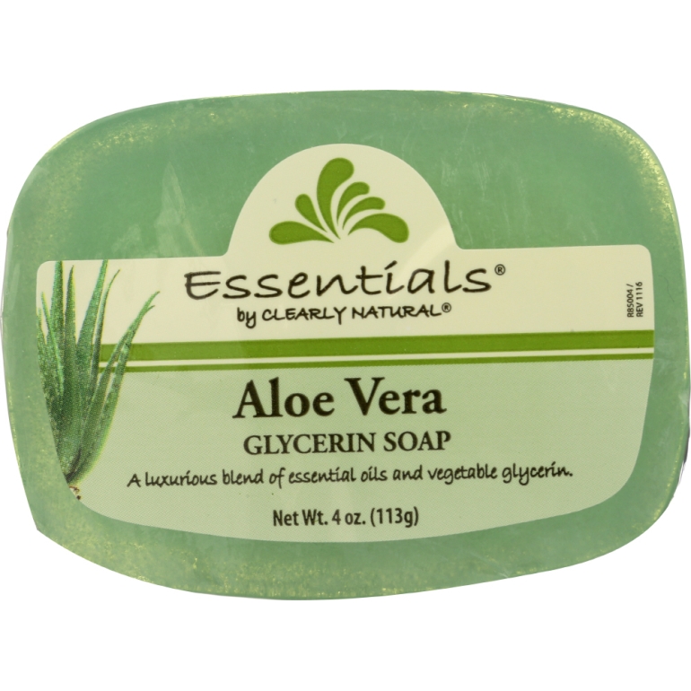 Aloe Vera Pure & Natural Glycerine Soap, 4 oz