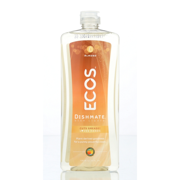 Ecos Dishmate Dish Liquid Almond, 25 oz