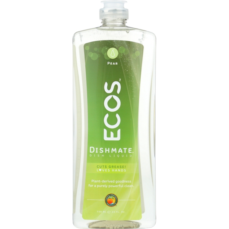 Ecos Dishmate Dish Liquid Pear, 25 oz