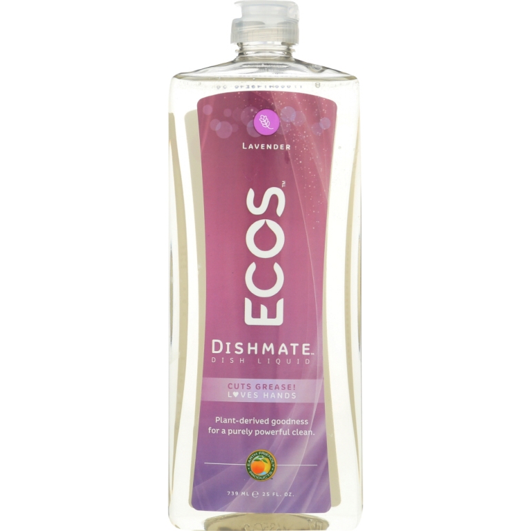 Ecos Dishmate Diss Liquid Lavender, 25 oz