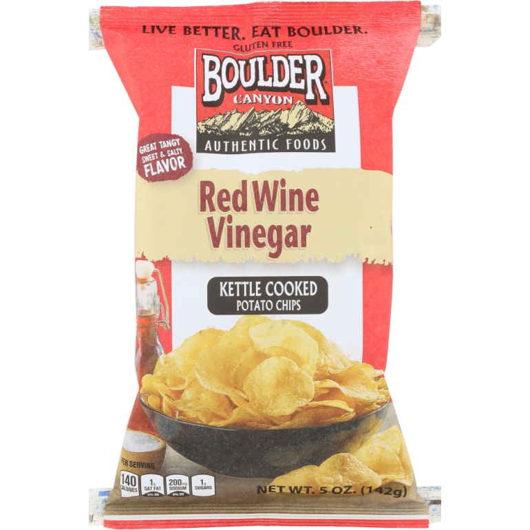 Red Wine Vinegar Kettle Cooked Potato Chips, 5 Oz