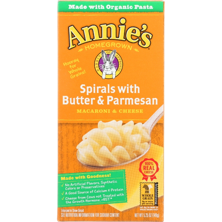 Macaroni & Cheese Spirals with Butter & Parmesan, 5.25 oz